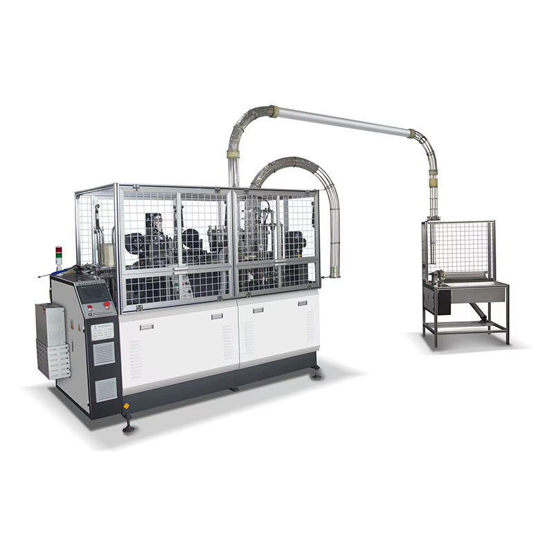 Machina scyphus charta automataria formans apparatus ultrasonic poculum receptaculum PLC